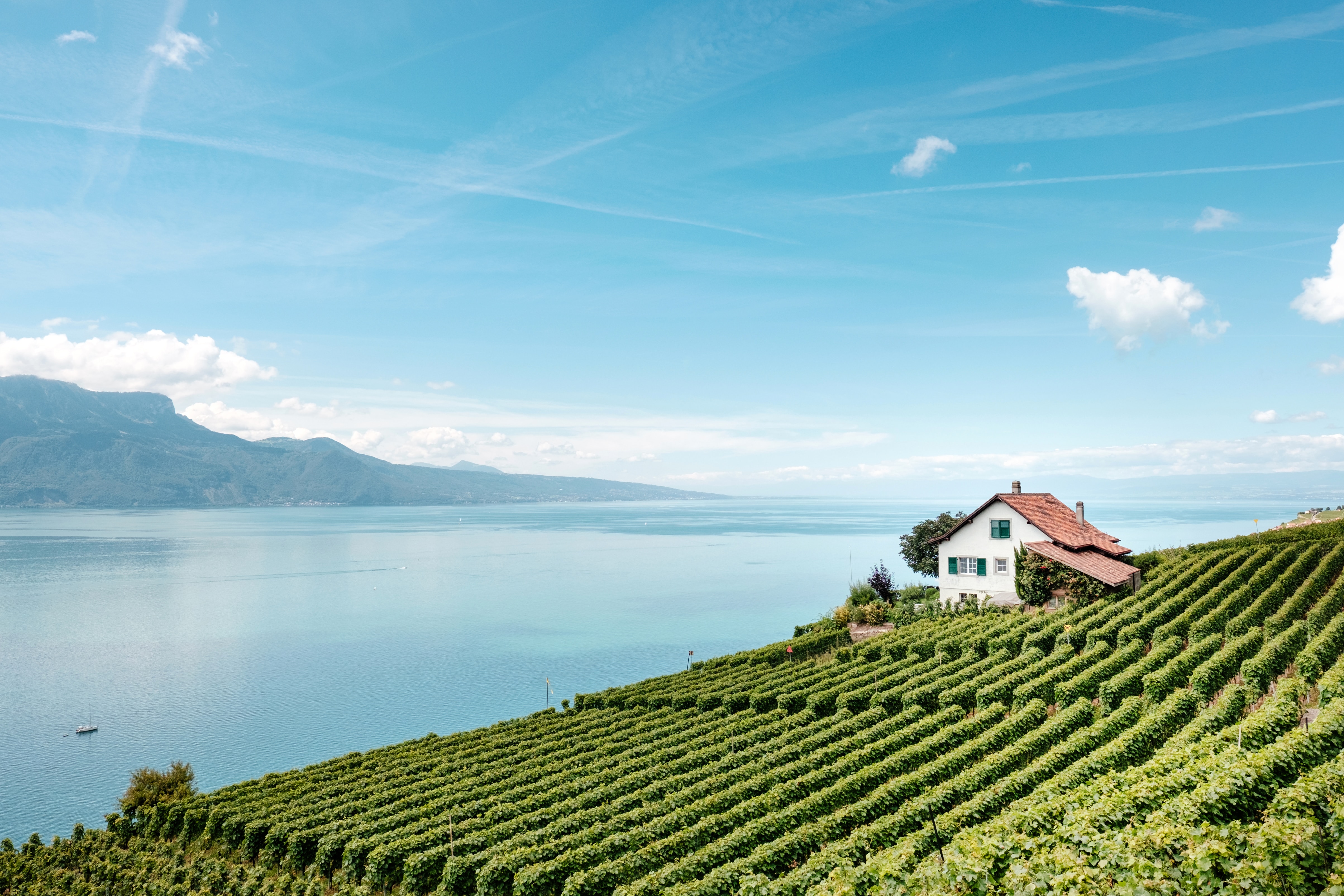 Une maison sur le lac léman avec une dette hypothécaire à rembourser